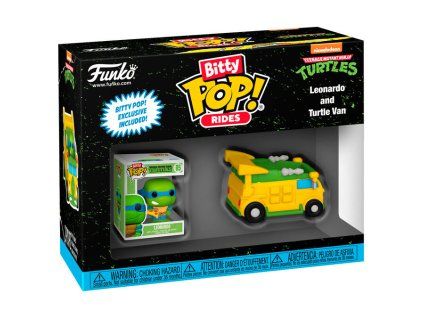 Bitty POP! Rides Želvy Ninja: Leonardo a želví dodávka