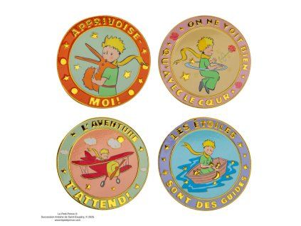 Sada 4 keramických podtácků, Malý princ