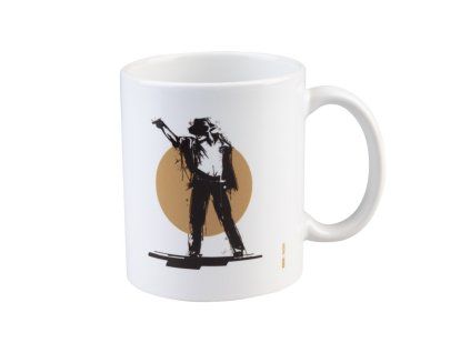 michael jackson king of pop white mug