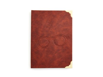 1804 Zápisník hnědý s brýlemi, Harry Potter