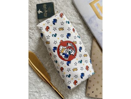 Penál/pouzdro bílé s obrázky, Harry Potter