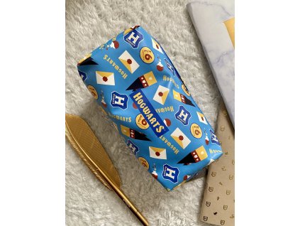 Penál/pouzdro modré s obrázky, Harry Potter