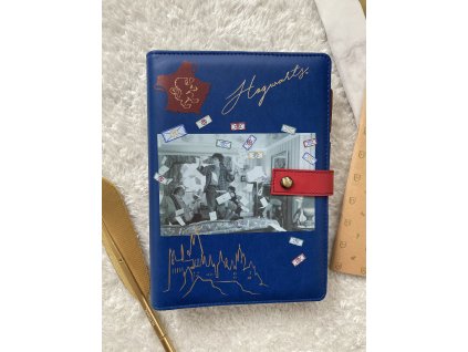 Diář/zápisník modrý, Harry Potter