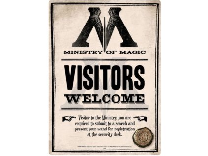 456 Cedule na zeď Ministry of Magic, Harry Potter