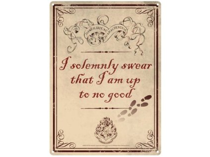 454 Cedule na zeď Pobertův plánek, Harry Potter