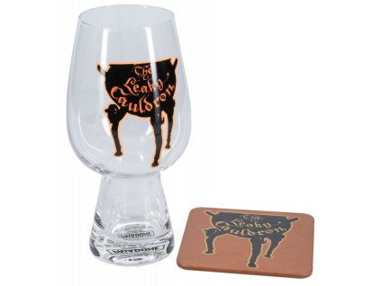 7153 Sklenice Leaky Cauldron+tácek HP 1