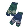 Ponožky dětské kotníkové 2 ks Hogwarts zelené modré Harry Potter (Velikost 35/38)