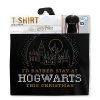9200 Pánské triko Christmas Hogwarts černé vel M HP 3