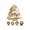 95534 funko pocket pop 4 pack klicenka harry potter tree holiday