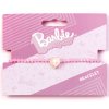 5055583452000 Náramek přátelství s růžovými korálky a přívěskem, Barbie