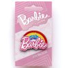 5055583461354 Odznak s nápisem a duhou, Barbie