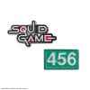 SG Set of 2 Pins Squid Game Player 456 Product 1 4895205619715 CR3244