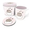 Dárková sada hrnek + podtácek + plechovka Marshmallow, Pusheen