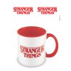 Hrnek bílý s červeným logem, Stranger Things