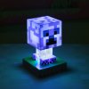 Lampička Icon Light Creeper modrý, Minecraft