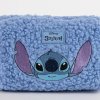 Kosmetická taška chlupatá s růžovou kapsičkou, Stitch
