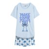 Pyžamo dívčí světle modré Stitch (Velikost 14 let)