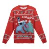 Svetr vánoční červený Stitch (Velikost 2XL)