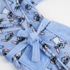 Župan dětský s kapucí modrý Stitch (Velikost 14 let)