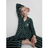 Pyžamo dámské pruhované Zmijozel, Harry Potter (Velikost 2XL)