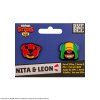 Sada 2 odznaků Nita & Leon, Brawl Stars
