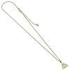 hp swarovski necklace deathly hallows gold full