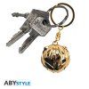harry potter keychain 3d golden snitch x4