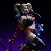 Gotham Sirens Diorama Harley Quinn Close6 Deluxe Art Scale 1 10