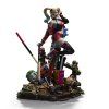 Gotham Sirens Diorama Harley Quinn White1 Deluxe Art Scale 1 10