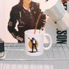 michael jackson king of pop white mug