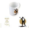 michael jackson king of pop white mug