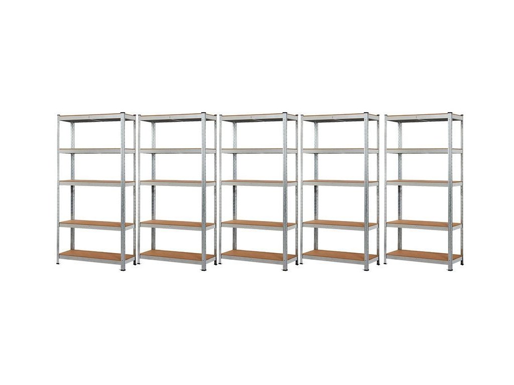 AKCIÓS CSOMAG, 5 DARAB SALGÓ POLC 1800x900x450 mm horganyzott 5-polc, teherbírás 875 kg AKCIÓS CSOMAG, 5 DARAB SALGÓ POLC 1800x900x450 mm horganyzott 5-polc, teherbírás 875 kg