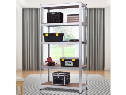 Állvány 2000x1000x450 mm horganyzott 5-polc, teherbírás 875 kg
