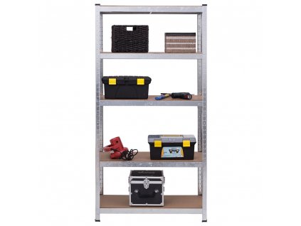 Állvány 2000x900x450 mm horganyzott 5-polc, teherbírás 875 kg