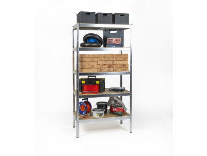 AKCIÓS CSOMAG, 3 DARAB SALGÓ POLC 2000x1000x450 mm horganyzott 5-polc, teherbírás 875 kg
