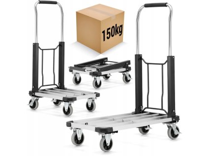 3332 aluminium osszecsukhato szallito kezikocsi 150 kg