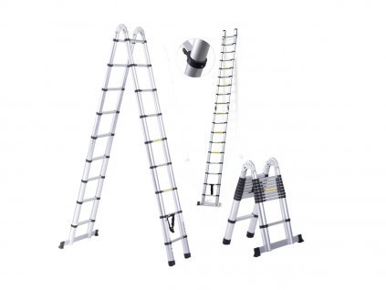 PROFI teleszkópos létra 2x9, munkamagasság 6,9m