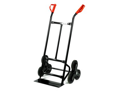 Lépcsőjáró molnárkocsi 250 kg-os teherbírással - FEKETE
