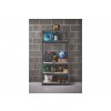 Salgó polc 1800x900x300 mm lakkozott 5-polc, teherbírás 875 kg - SZÜRKE
