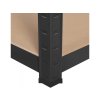 Lakkozott fém Salgó polc 2250×900×600 mm, 6 polcos, teherbírás 1050 kg
