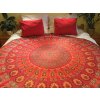 Mandala - jóga podložka, kulatý přehoz na postel, deka na pláž, pikniková podložka, bavlna, doprava zdarma, II. jakost