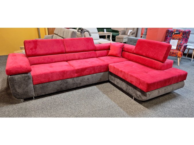 Rohová sedací souprava LIDO PRAVÁ (MILTON NEW 08/MILTON NEW 15)