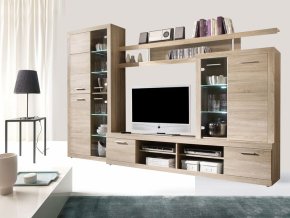 Obývací stěna ELEONORA - dub sonoma