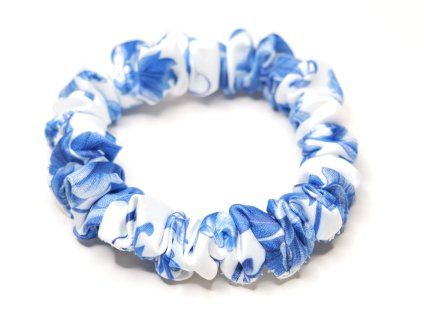 SLIM SATÉNOVÁ  SCRUNCHIE - PORCELAIN DREAM