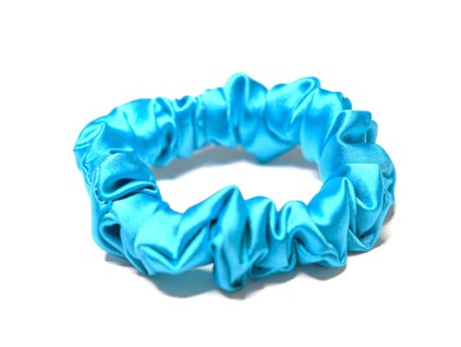 Gumicka mala satenova blue