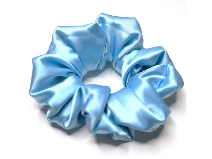 Gumicka velka satenova blue skay