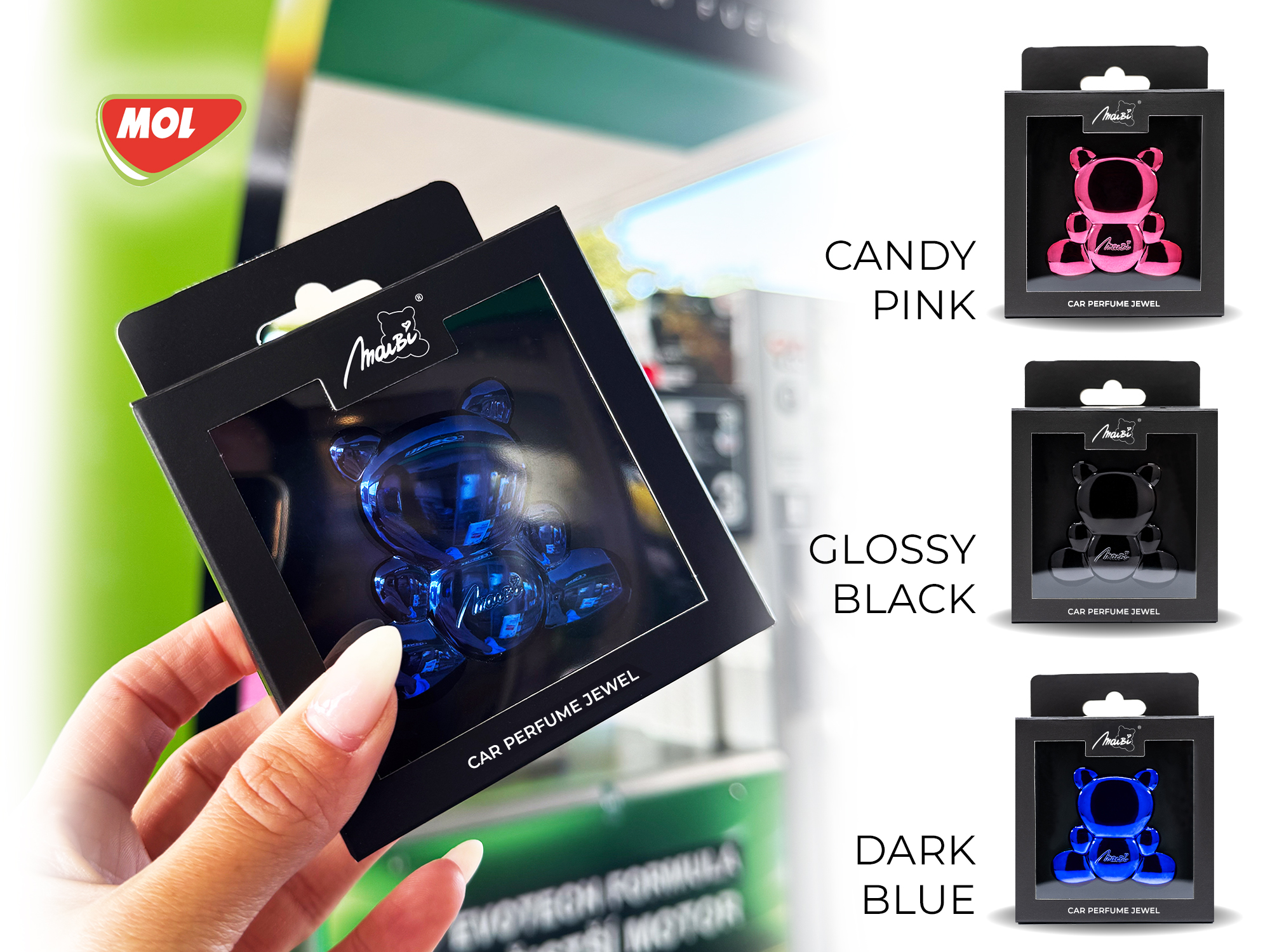 Jsme vám blíže – medvídci MaiBi nově na čerpacích stanicích MOL po celé České republice!