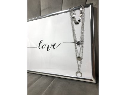 Náhrdelník stříbrný Moon