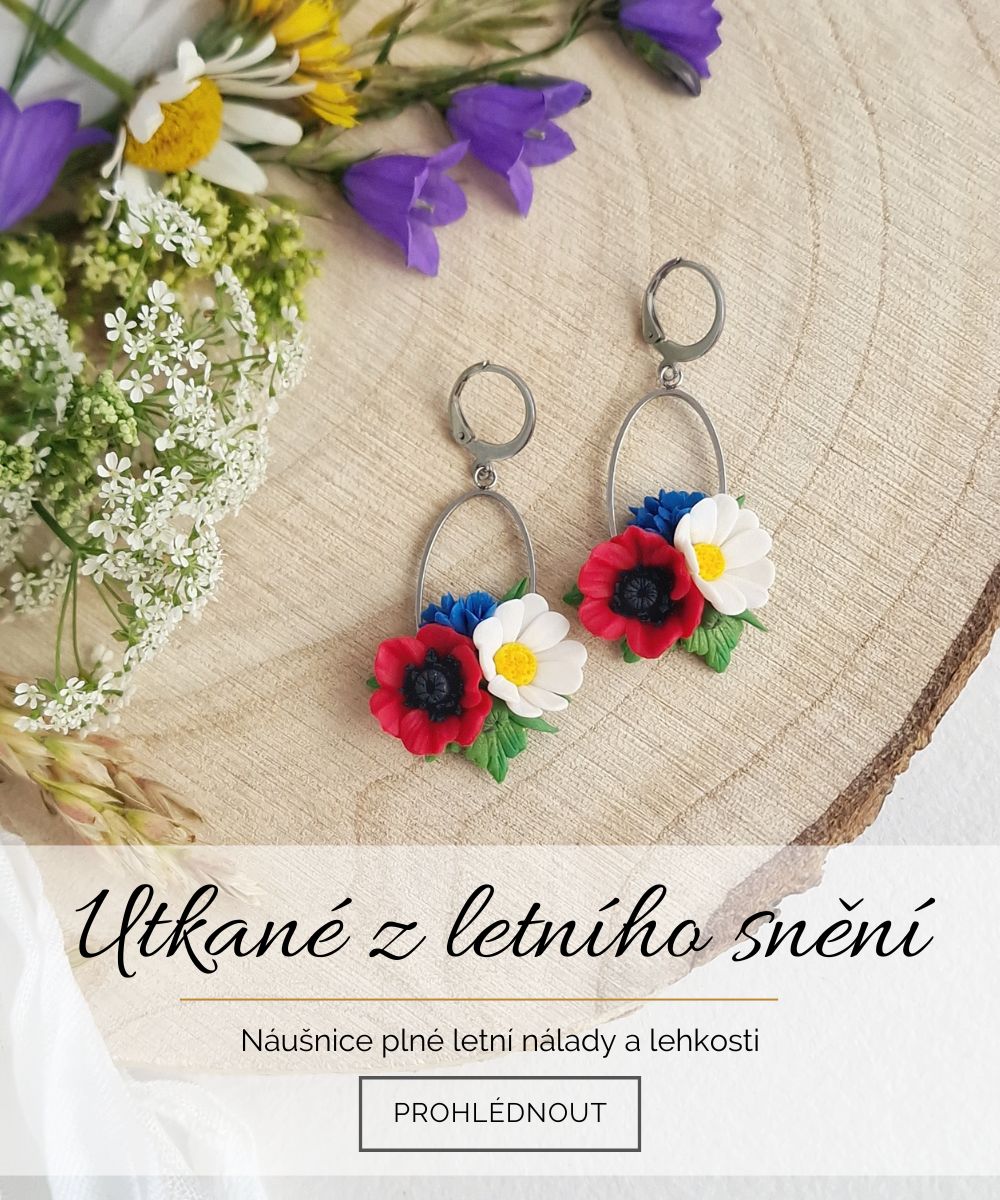 Ručně vyráběné květinové šperky Mairi