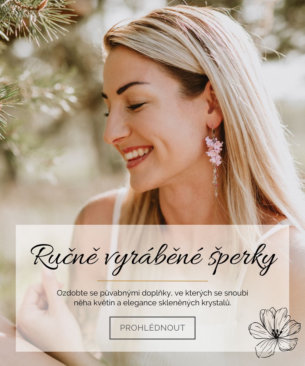 Ručně vyráběné květinové šperky Mairi